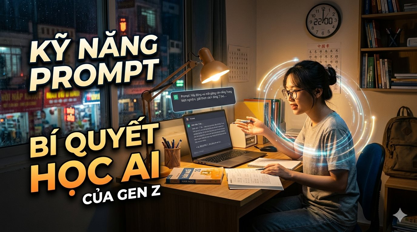 Prompt trở thành kỹ năng bắt buộc: Gen Z đang học ngoại ngữ theo cách hoàn toàn khác