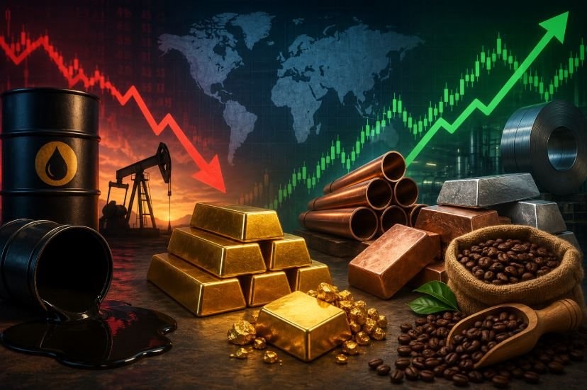 Thị trường ngày 13/6: Dầu xuống đáy nhiều tháng, vàng suy yếu, kim loại và cà phê đồng loạt hồi phục