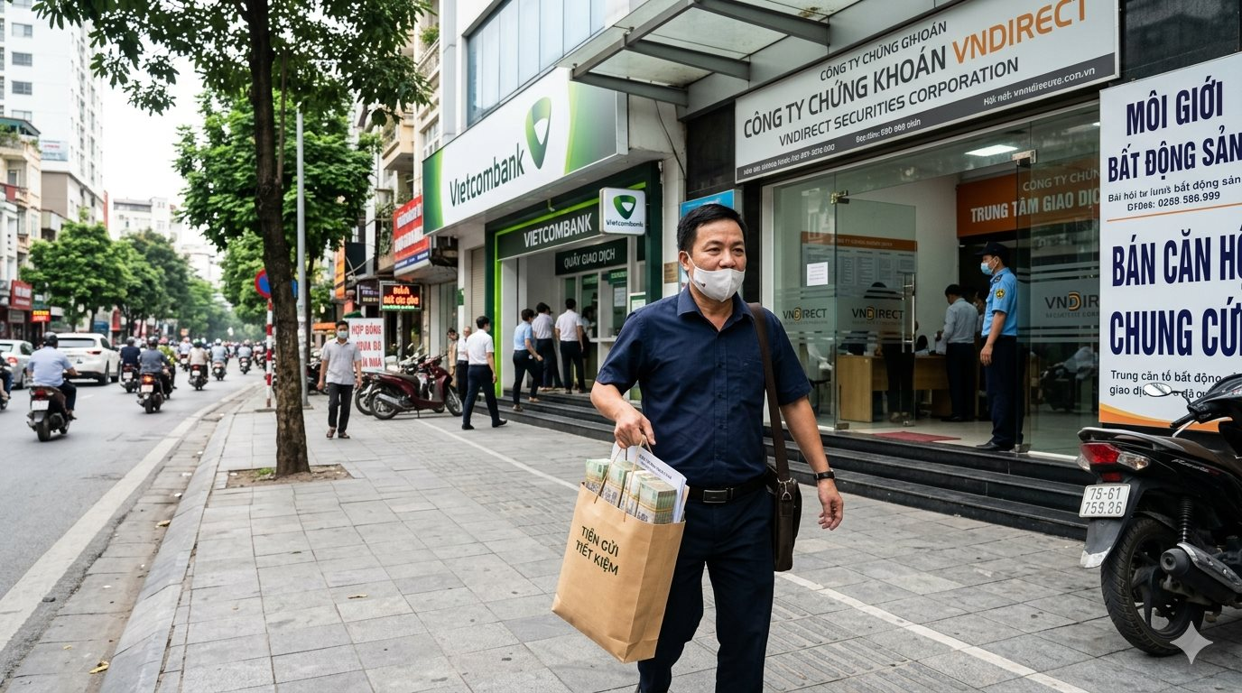 Dòng tiền "trú ẩn" chạy vào ngân hàng: Thị trường tài sản liệu có rơi vào kỳ đóng băng?