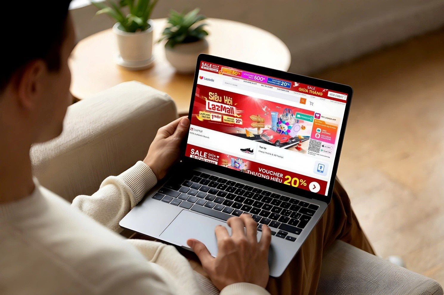 GMV toàn sàn dịp "siêu sale 6.6" của Lazada Việt Nam tăng gần gấp 4 lần