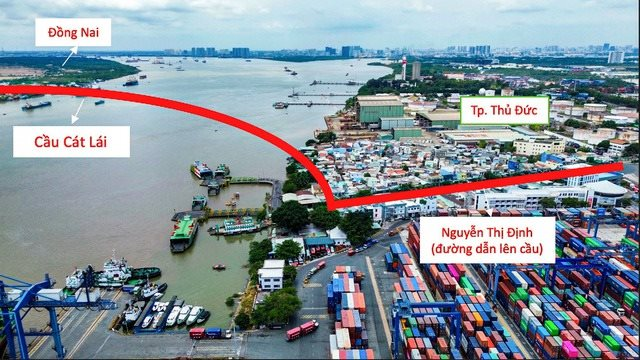 Người dân TP.Đồng Nai, TP.HCM đón tin vui: Cây cầu Cát Lái hơn 24.000 tỷ đồng, dài hơn 11 km sắp khởi công trong quý 3