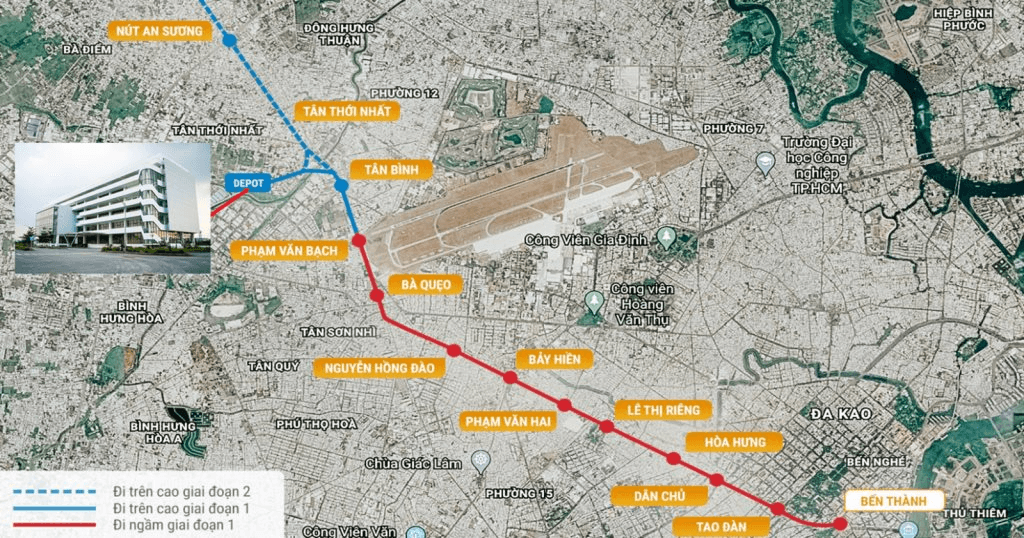 sơ đồ metro số 2