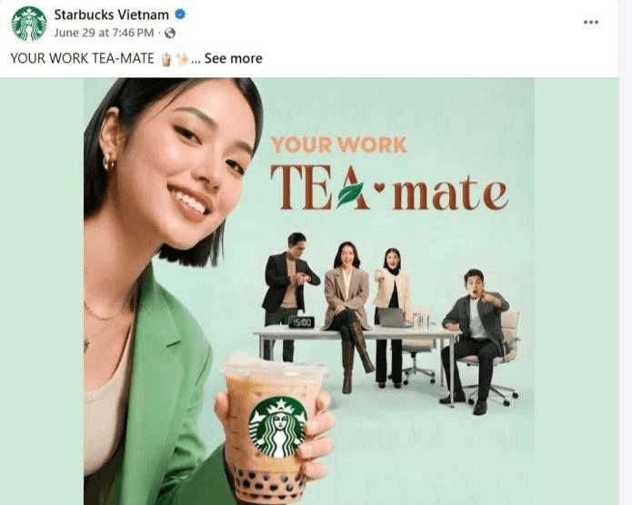Sau hơn 13 năm vào Việt Nam, Starbucks lần đầu tiên bán trà sữa, giá cao nhất khoảng hơn 90.000 đồng/cốc