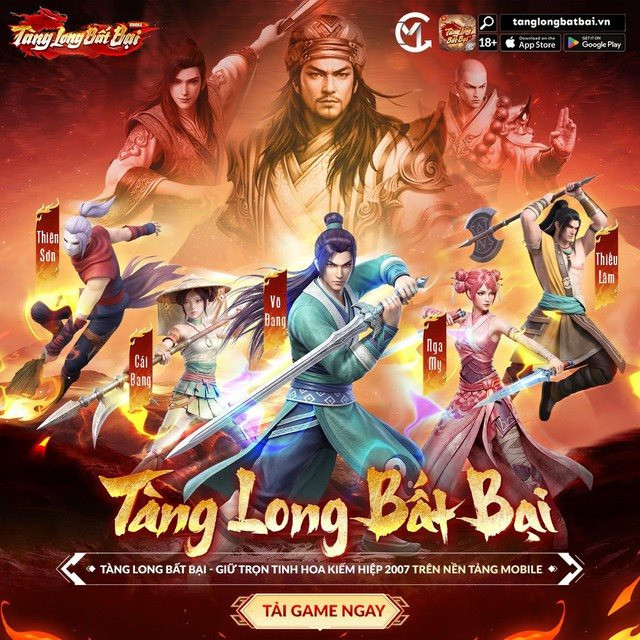 Tàng Long Bất Bại Mobile CMPlay: Hành trình tái hiện tinh hoa kiếm hiệp kinh điển trên nền tảng hiện đại