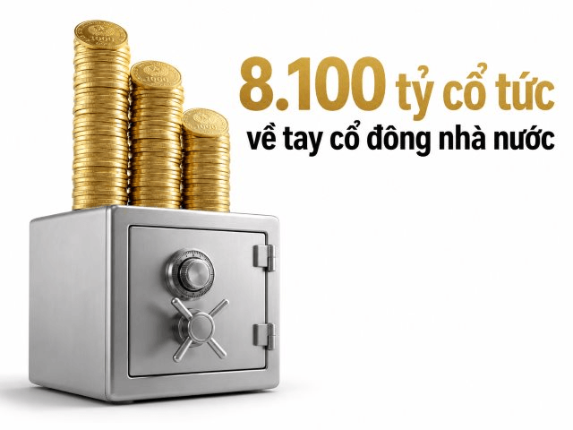 42 doanh nghiệp trả hơn 8.100 tỷ đồng cổ tức cho 'cá mập' nhà nước: Vinamilk chiếm gần 1 nửa, Sabeco và FPT Telecom chi hơn 1.000 tỷ
