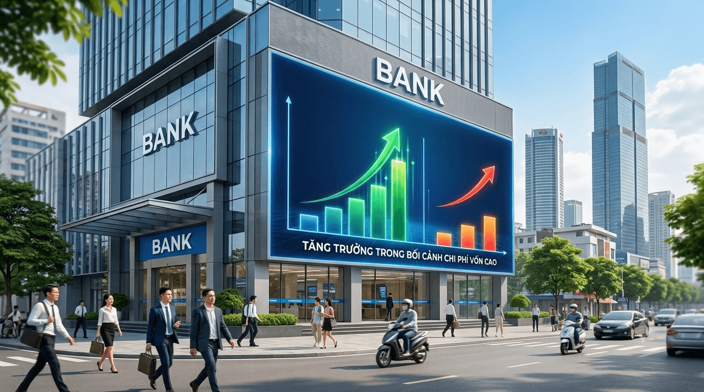 Ngân hàng lãi lớn trong quý II/2026 giữa bối cảnh chi phí vốn tăng cao