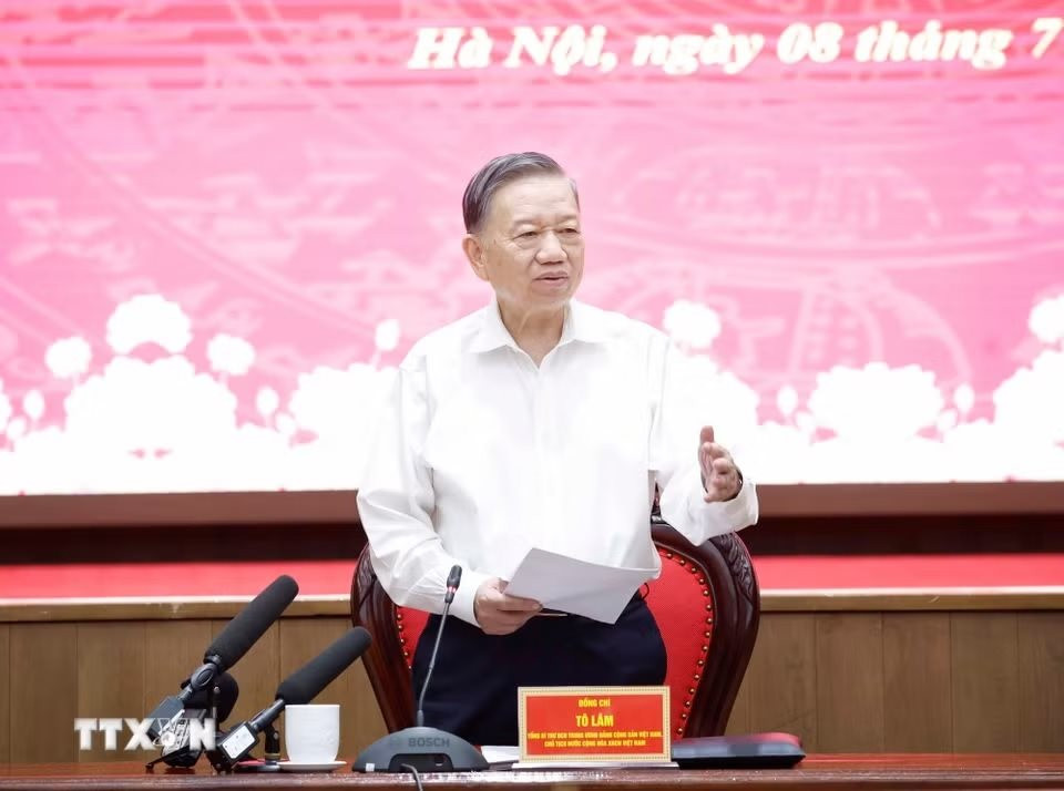 Tổng Bí thư, Chủ tịch nước Tô Lâm: Hà Nội phải làm một cuộc tổng rà soát thực chất về nguồn lực phát triển