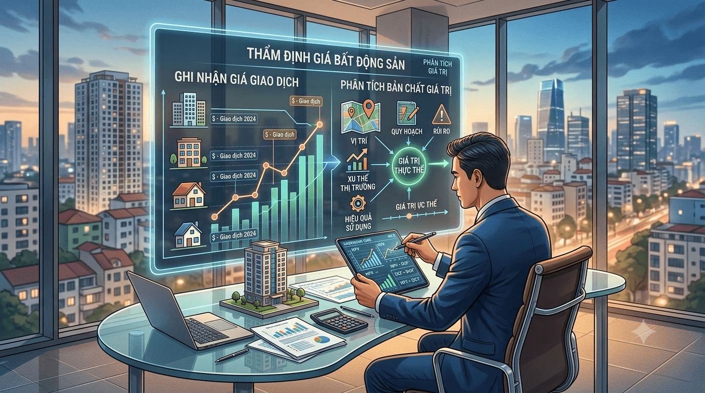 Tiếp cận giá trị thị trường của bất động sản như thế nào cho đúng?
