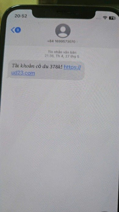 Công an cảnh báo khẩn đến toàn bộ người dân nhận được tin nhắn: "Tài khoản có dư 378 nghìn đồng"