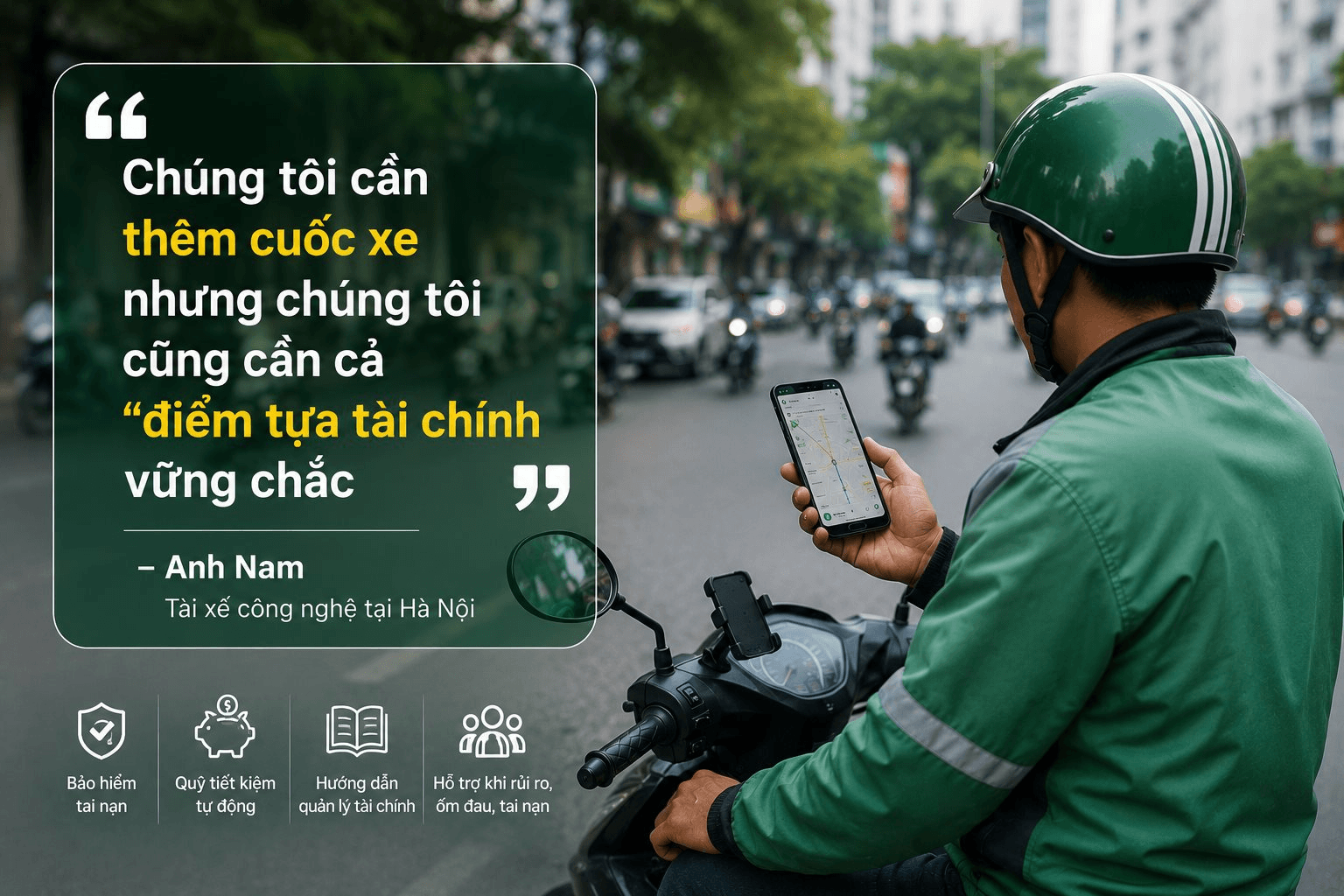 Không chỉ cần thêm cuốc xe: Điều tài xế công nghệ mong nhất là một "điểm tựa" từ chính ứng dụng