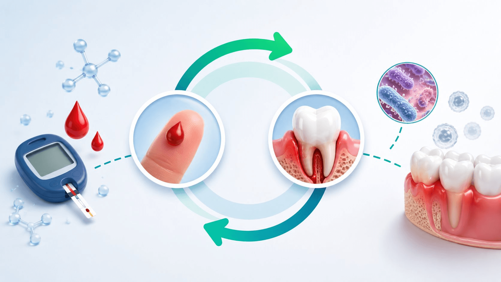 58% người mắc tiểu đường bị bệnh nha chu: Đừng xem nhẹ dấu hiệu chảy máu chân răng