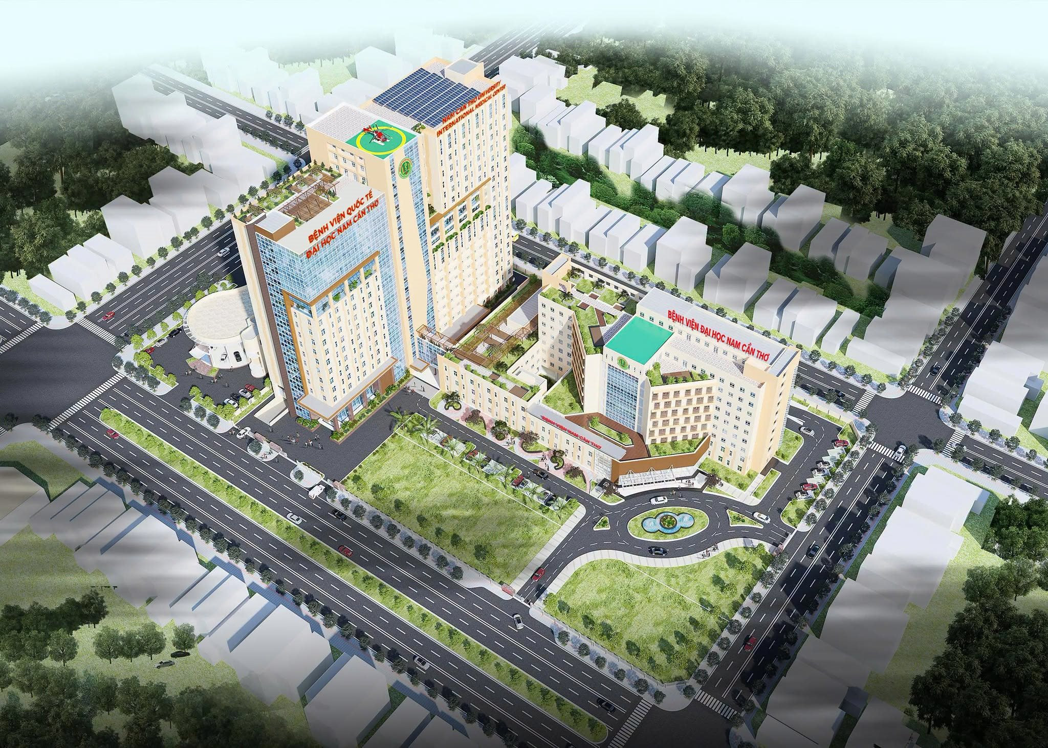 Một Đại học 13 năm tuổi sắp khởi công Bệnh viện Quốc tế 1.500 tỷ đồng, quy mô gần 60.000 m2: Có sân đáp trực thăng, robot AI hỗ trợ khám chữa bệnh