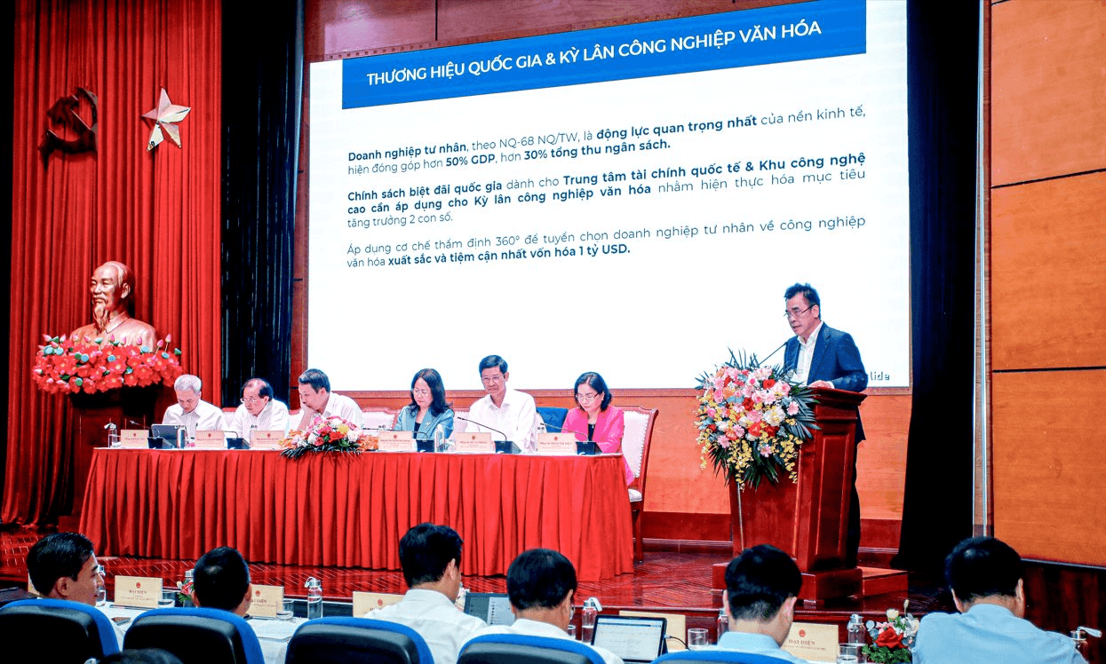 Chủ tịch sáng lập DatVietVAC: Nếu không có doanh nghiệp kỳ lân công nghiệp văn hóa, sẽ không có Công nghiệp văn hóa cạnh tranh toàn cầu