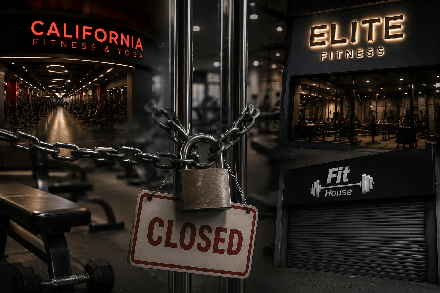 Chuỗi phòng tập hạng sang Elite, California "thi nhau" đóng cửa, một phòng gym 10 năm tuổi khác chịu chung số phận vì "mất khả năng trả nợ"