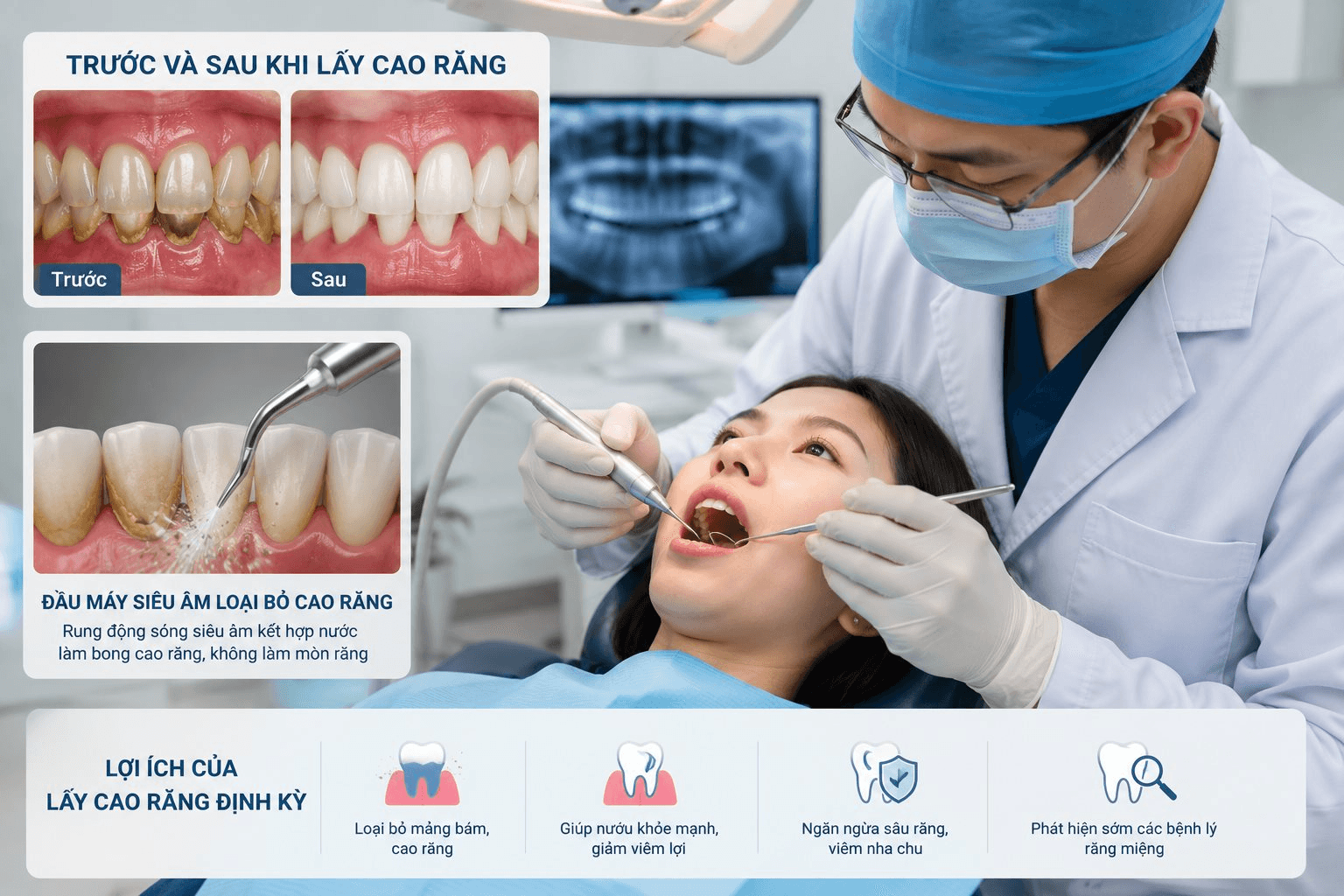 Vì sao lấy cao răng không làm mòn răng? Giải mã một trong những hiểu lầm lớn nhất về chăm sóc răng miệng
