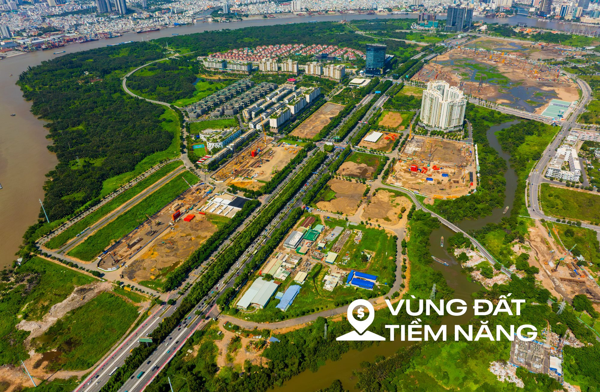 Toàn cảnh 4 tuyến đường trị giá gần 8.300 tỷ ở bán đảo Thủ Thiêm: Dang dở 12 năm, phấn đấu hoàn thành trong vài tháng nữa