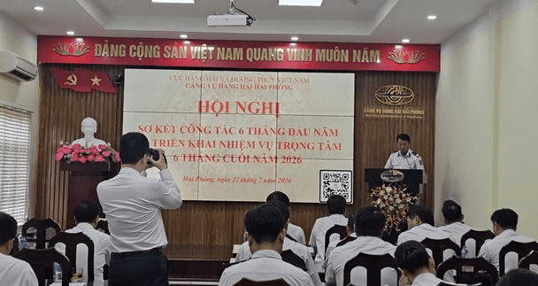 Sơ kết 6 tháng đầu năm, Cảng vụ Hàng hải Hải Phòng đạt nhiều kết quả ấn tượng