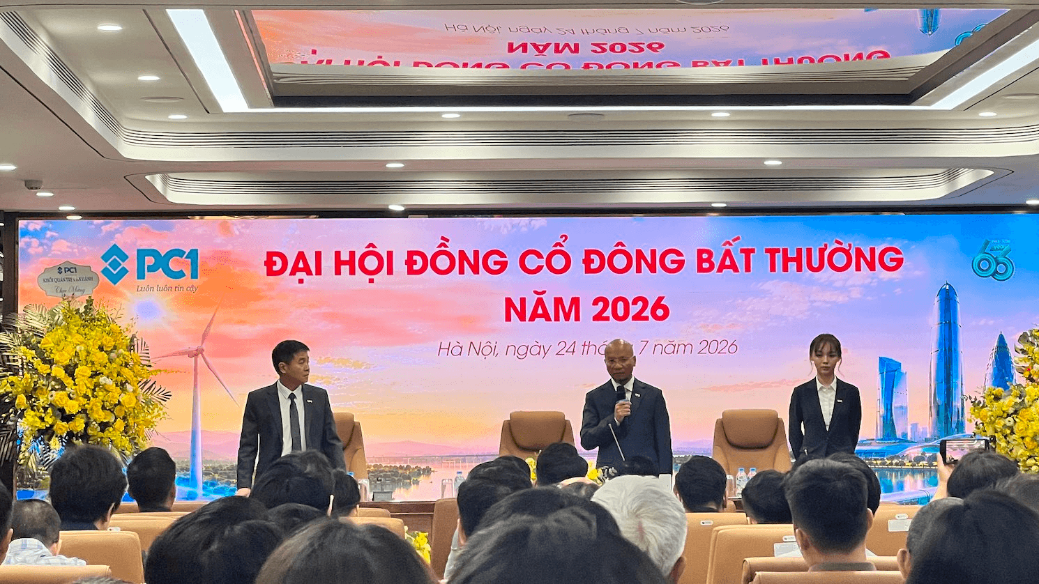 ĐHĐCĐ PC1: Vụ khởi tố Chủ tịch không liên quan đến doanh nghiệp, lợi nhuận 6 tháng vượt 150% cùng kỳ