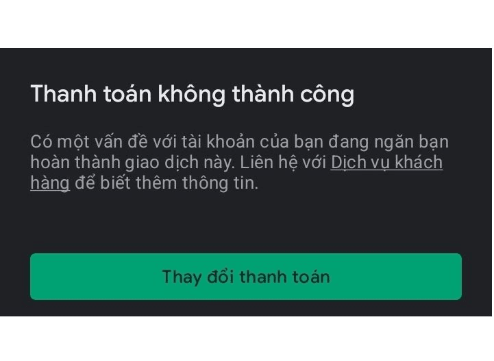 Một ngân hàng chuẩn bị thu phí 5.500 đồng mỗi giao dịch thanh toán không thành công sau đây