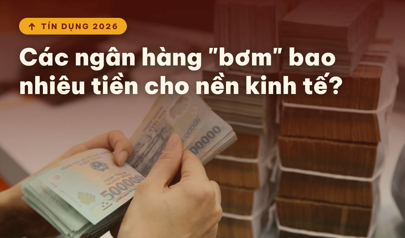 Các ngân hàng đang "bơm" bao nhiêu vốn cho nền kinh tế?