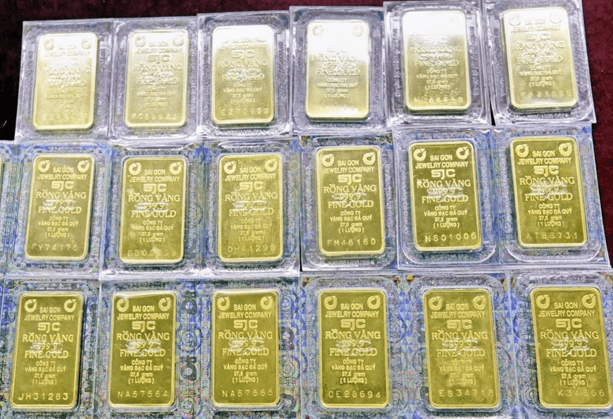 Giá vàng miếng, vàng nhẫn sáng 1/8 tại SJC, PNJ, DOJI, Bảo Tín Minh Châu và Bảo Tín Mạnh Hải