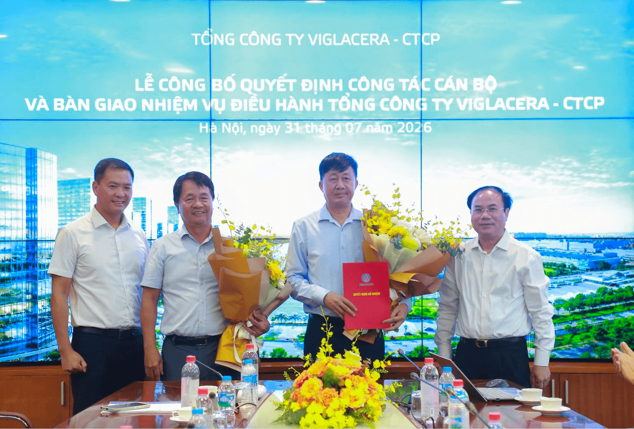 Ông Trần Ngọc Anh làm Tổng giám đốc Viglacera từ ngày 01/8