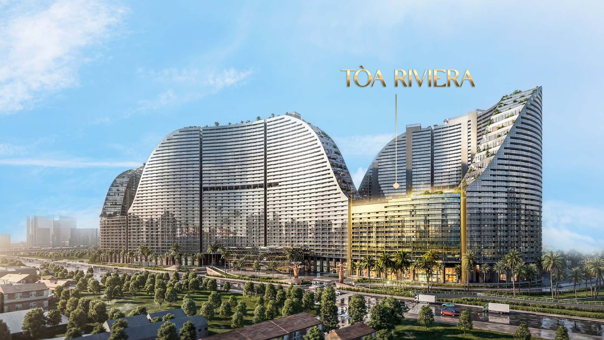 Có gì đặc biệt tại tòa Riviera - cửa ngõ tổ hợp 12 tòa tháp ven sông của Sunshine tại khu Nam TP.HCM?