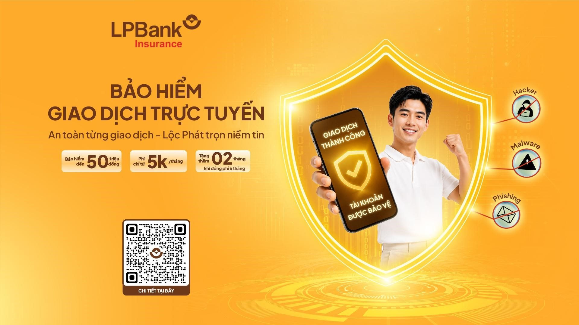 LPBank triển khai Bảo hiểm Giao dịch trực tuyến, tăng cường bảo vệ tài chính khách hàng trước rủi ro lừa đảo số