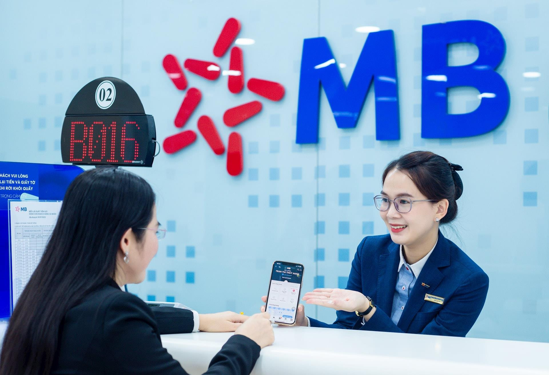 Ngân hàng Quân đội (MB) huy động lãi suất lên tới 8% cho số tiền gửi từ 1 triệu đồng