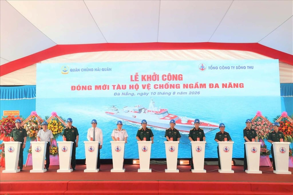 Một doanh nghiệp quân đội Việt Nam tự đóng mới tàu chiến đấu có quy mô lớn nhất, hiện đại nhất từ trước đến nay 