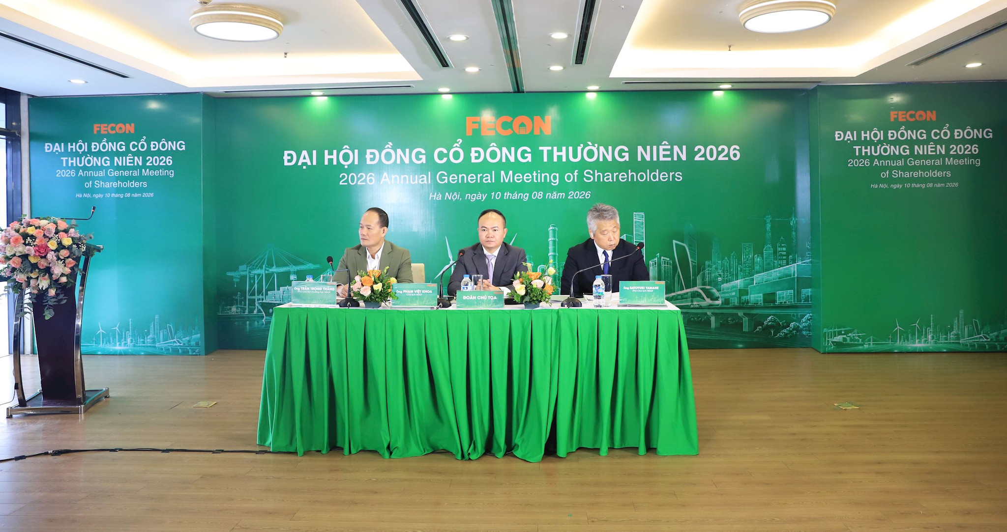 ĐHĐCĐ FECON 2026: Mục tiêu lợi nhuận sau thuế 2026 tăng 160%, phát hành 87,5 triệu cổ phiếu tăng vốn