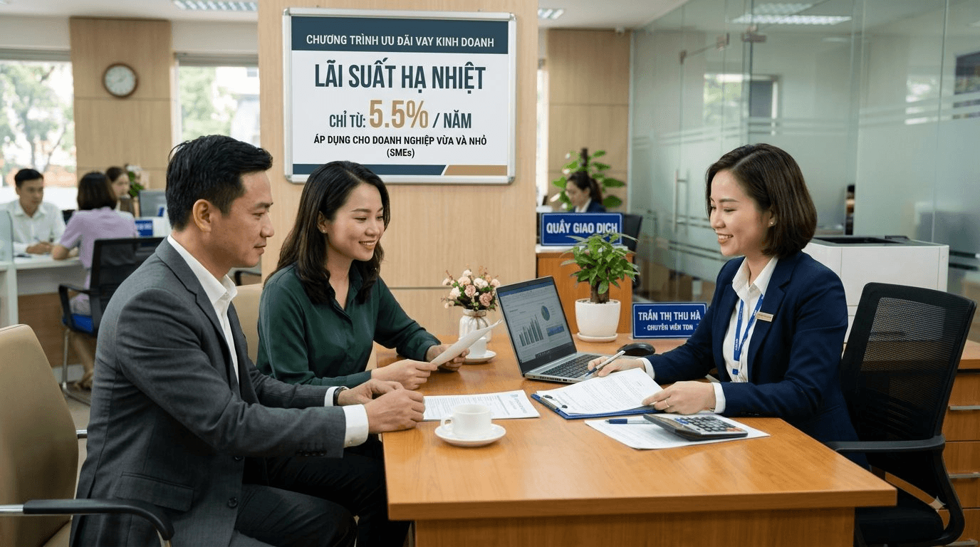 Mặt bằng lãi suất cho vay có tín hiệu hạ nhiệt, ngân hàng được yêu cầu giảm chi phí vốn