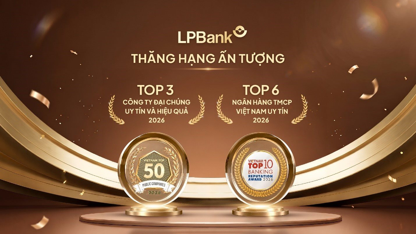 LPBank lập cú đúp thăng hạng, khẳng định vị thế ngân hàng tư nhân hàng đầu