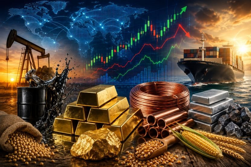 Thị trường ngày 15/8: Dầu tăng mạnh, vàng phục hồi, kim loại chịu áp lực, nông sản phân hóa