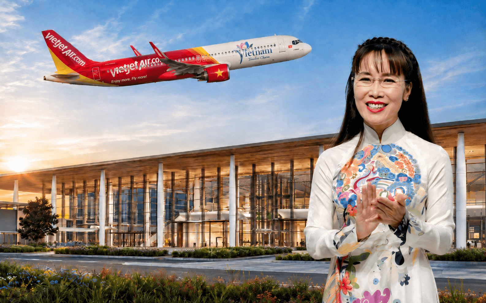 Tỷ phú Nguyễn Thị Phương Thảo có động thái tại loạt cửa ngõ hàng không châu Á – Thái Bình Dương: Vietjet sắp vào một sân bay còn chưa đón khách