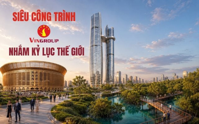 Bộ sưu tập công trình kỷ lục thế giới mà ông Phạm Nhật Vượng đang muốn xây: Từ SVĐ lớn nhất hành tinh, biển hồ nhân tạo 800ha, công viên 300 sân Tennis - Pickleball - Padel...