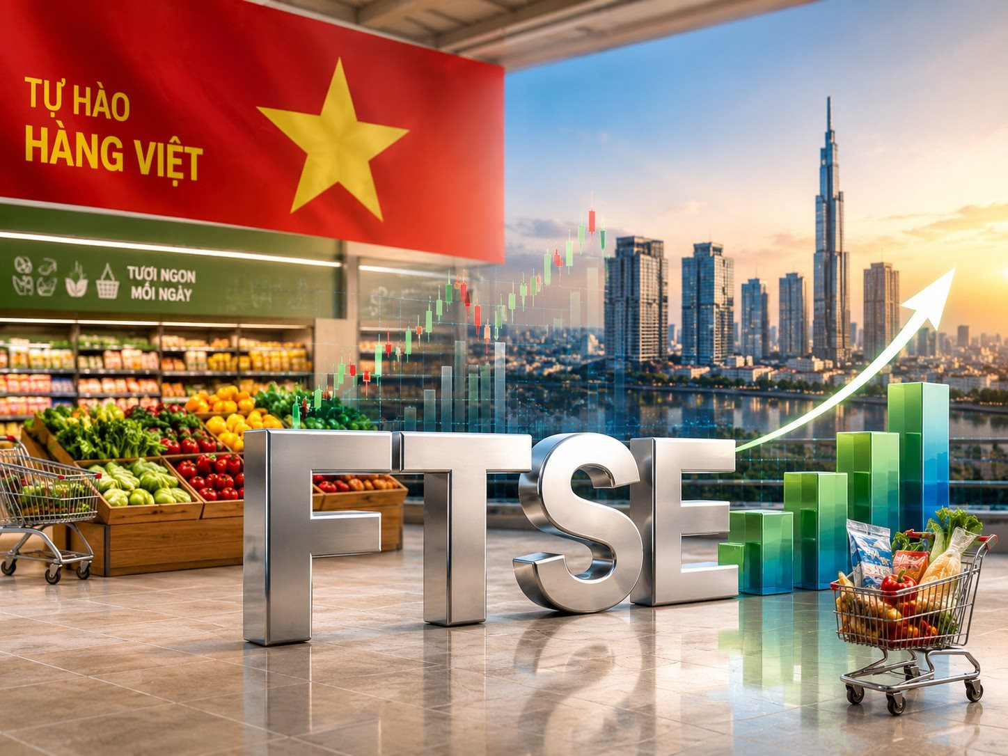 Vinamilk, Masan cùng loạt cổ phiếu bán lẻ, tiêu dùng được FTSE Russell gọi tên, hàng trăm triệu USD có thể chờ đổ vào