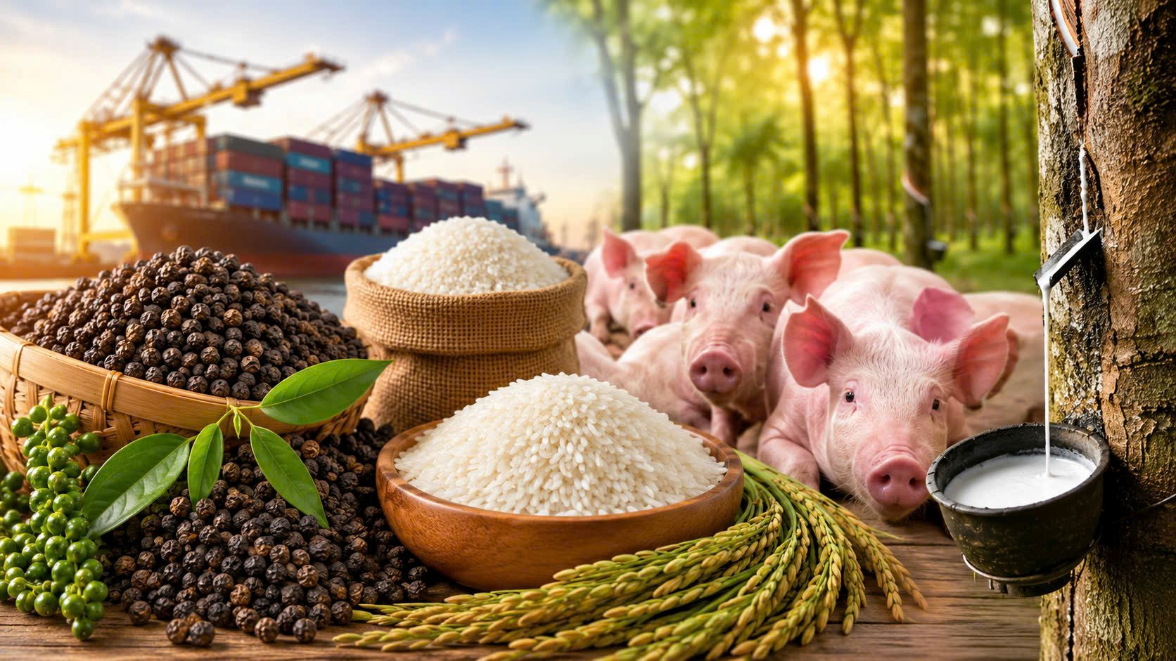 Thị trường hàng hóa 25/8: Heo hơi lên 59.000 đồng/kg, hồ tiêu đi ngang
