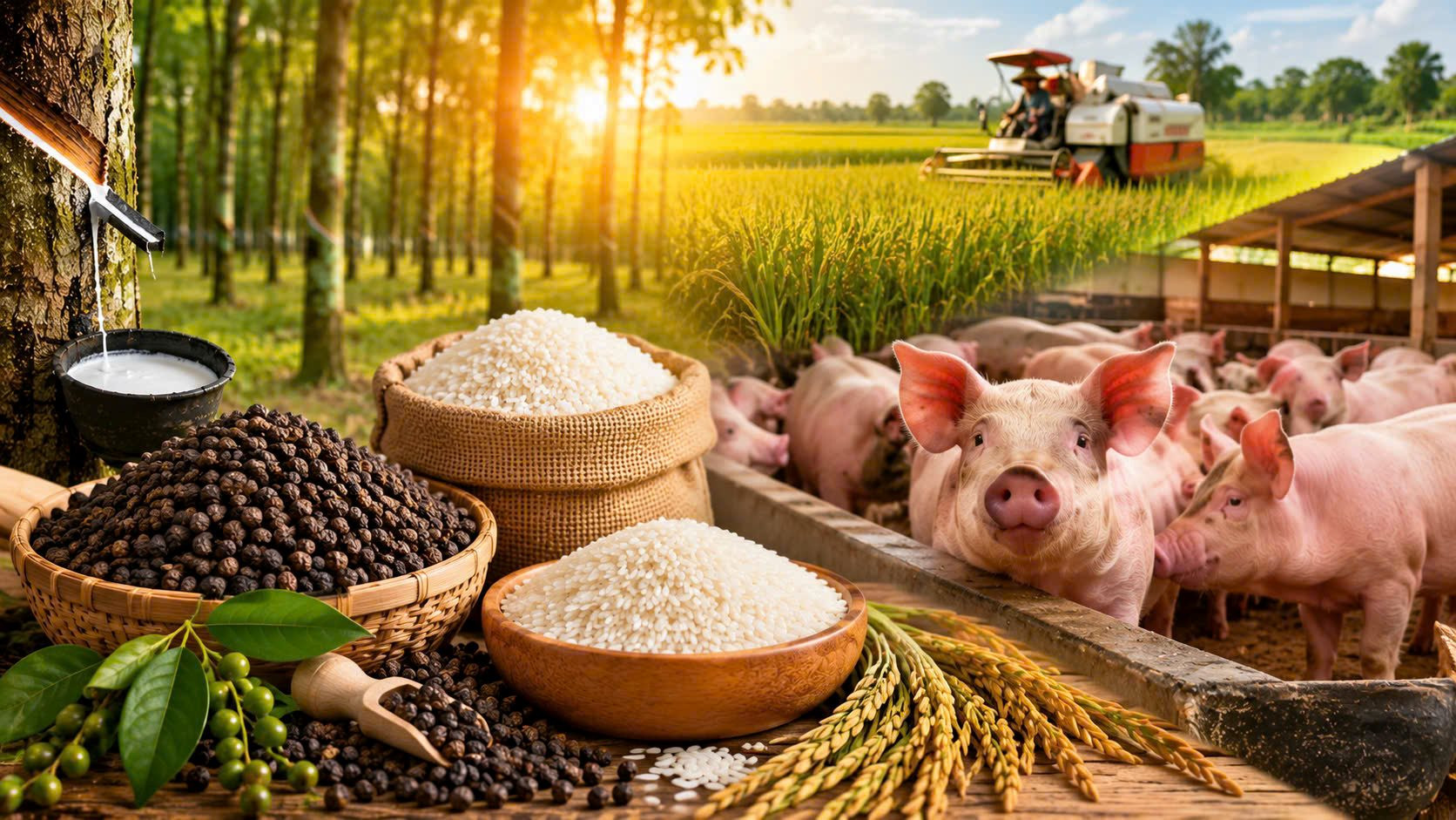 Thị trường hàng hóa 26/8: Heo hơi chạm 60.000 đồng/kg, hồ tiêu giảm nhẹ