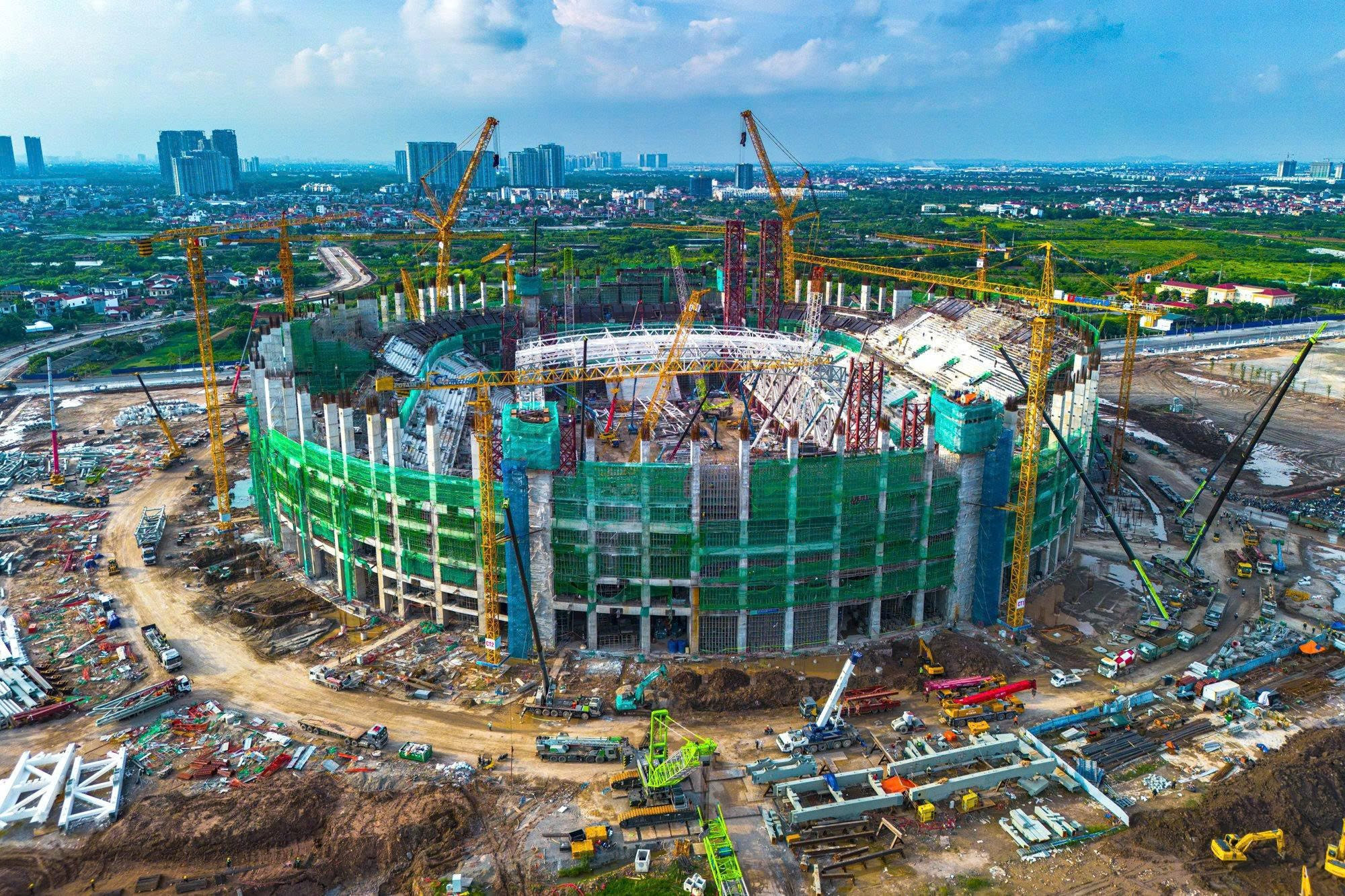 Sân vận động 60.000 chỗ ngồi, lớn thứ 2 Việt Nam do Vingroup xây dựng đón Chủ tịch FIFA tới thăm