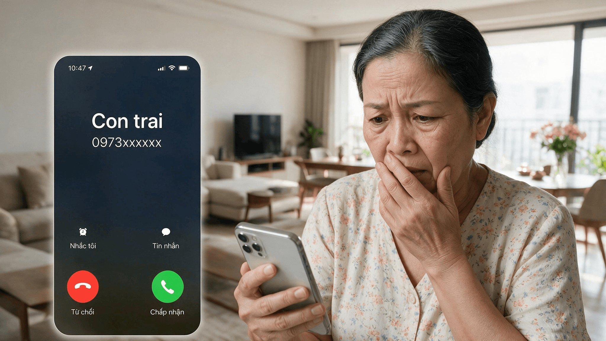 Tất cả người dân cảnh giác khi nhận cuộc gọi hiển thị đúng số người thân, nhưng kèm những dấu hiệu này