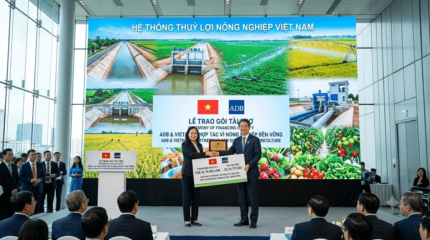 ADB và Việt Nam ký kết gói tài trợ trị giá 42,76 triệu USD