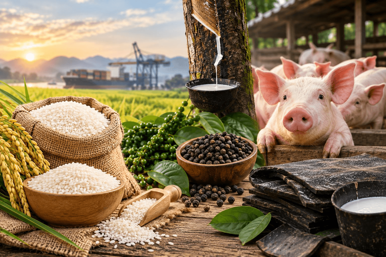 Thị trường hàng hóa 5/9: Heo hơi tăng trở lại, cao su thế giới tiếp tục giảm
