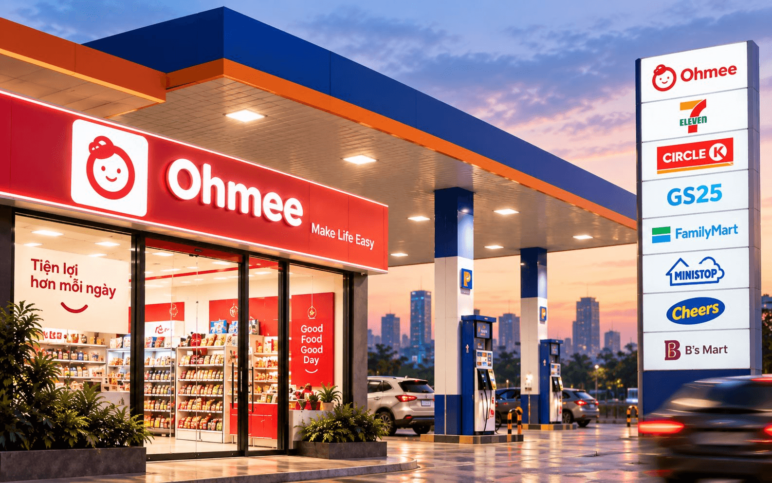 Tiến vào gần 3.000 trạm xăng Petrolimex, Ohmee liệu có tạo nên cơn địa chấn trên thị trường cửa hàng tiện lợi?