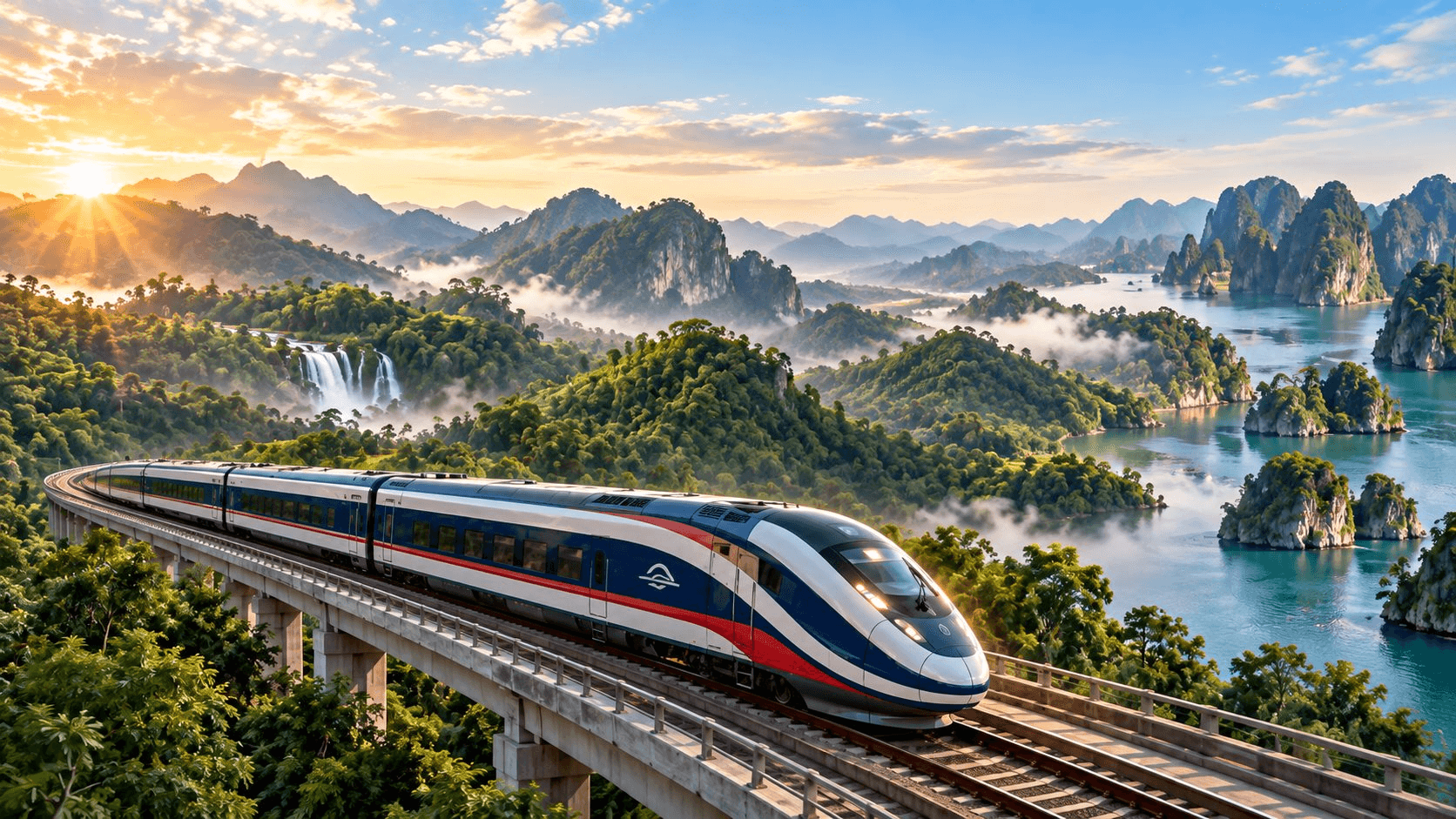 Việt Nam được chọn là 1 trong 3 điểm đến của tàu xuyên 3 quốc gia Châu Á: Hành trình kéo dài 14 ngày, dùng tàu điện EMU giống như ở Trung Quốc