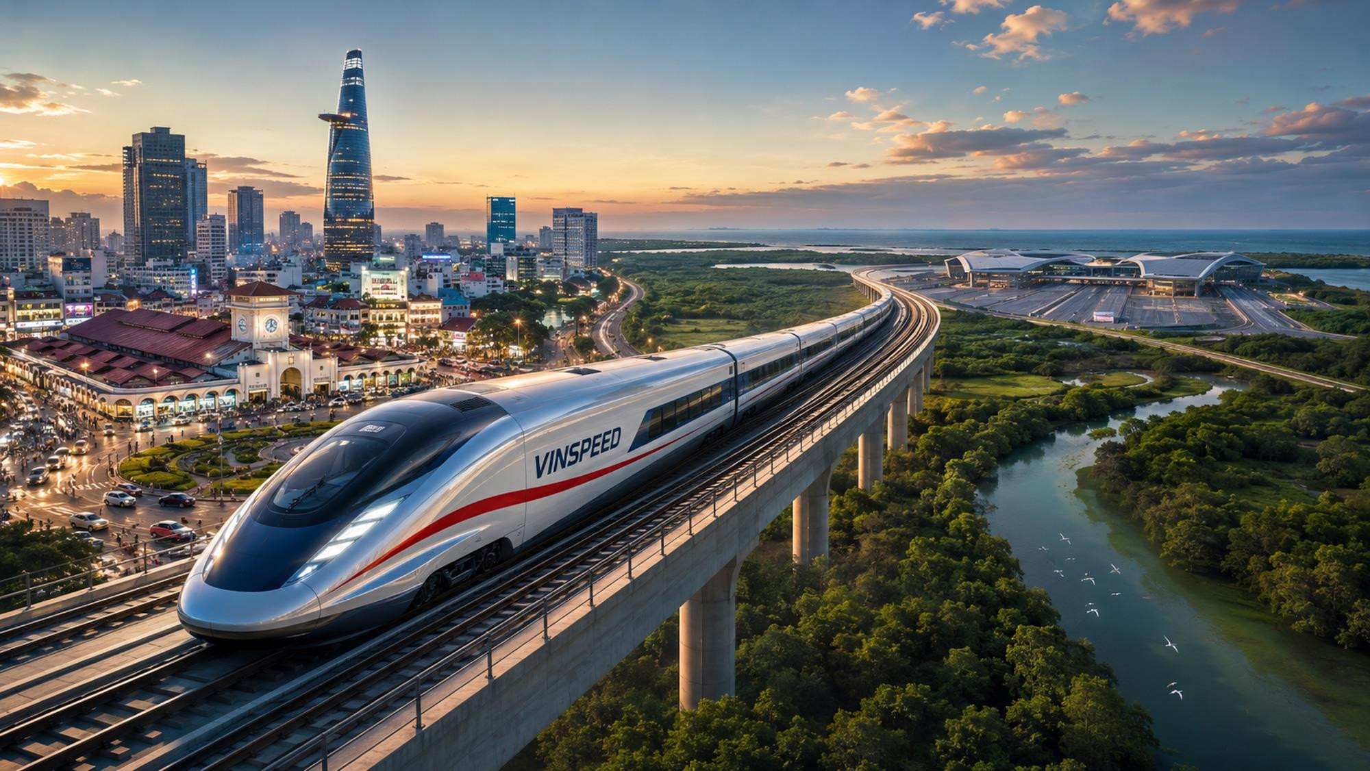 Tuyến metro gần 4 tỷ USD, dài hơn 54 km kết nối Bến Thành - Cần Giờ của tỷ phú Phạm Nhật Vượng có diễn biến mới