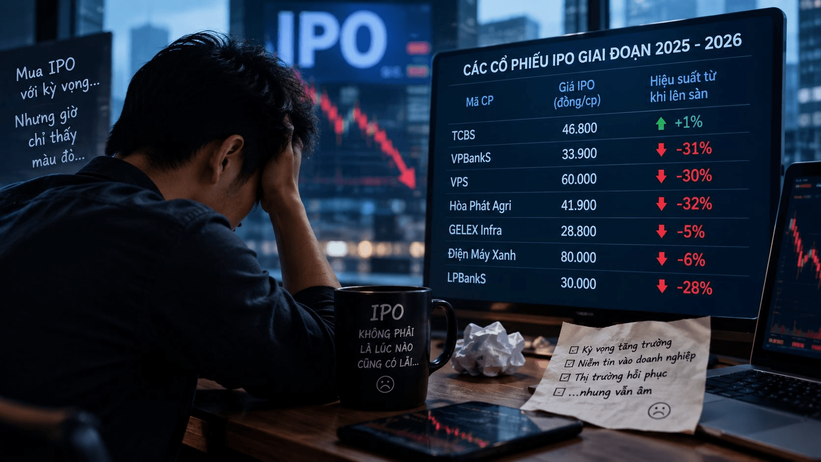 Nỗi buồn mang tên cổ phiếu IPO