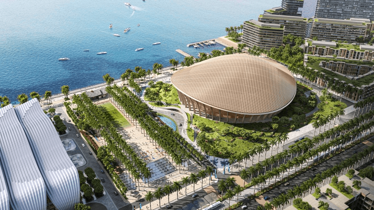 Sun Group sắp hoàn thành 1 công trình "lớn bậc nhất Việt Nam": Sàn rộng hơn 54.000m2, gồm 6 tầng nổi và 1 tầng hầm, bao quanh có 50 trụ cột mang truyền thuyết đặc biệt của người Việt