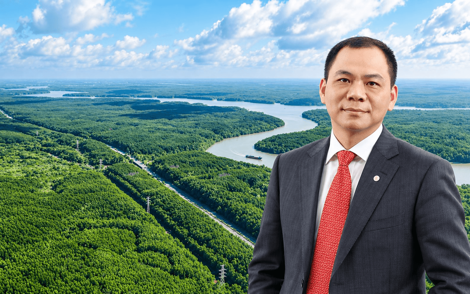 Ông Phạm Nhật Vượng đề xuất nâng cấp 1 con đường hơn 35 km, xuyên rừng ngập mặn được UNESCO công nhận: Đầu tư 19.000 tỷ đồng, nối thẳng tới siêu đô thị lấn biển của Nam Bộ