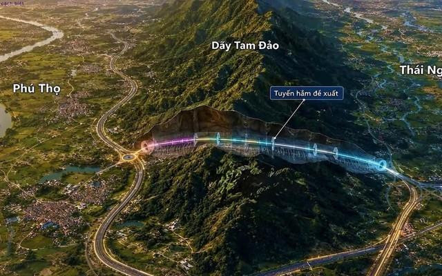 Chốt xây dựng đường hầm xuyên núi dài 2km nối vùng đất “đệ nhất danh trà” với Phú Thọ và Thủ đô Hà Nội do Đèo Cả đề xuất